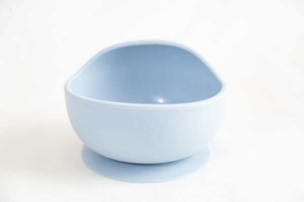 Bowl Cazuela chica  Silicona  Divisiones Bebe Infantil Blue
