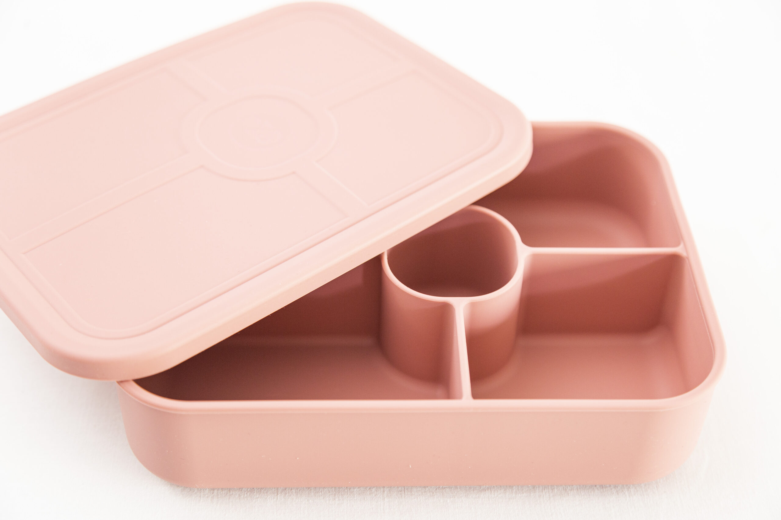 Lonchera Silicona  Divisiones Bebe Infantil Dark pink