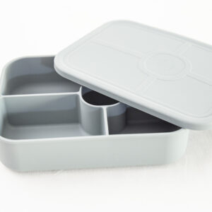 Lonchera Silicona  Divisiones Bebe Infantil Grey