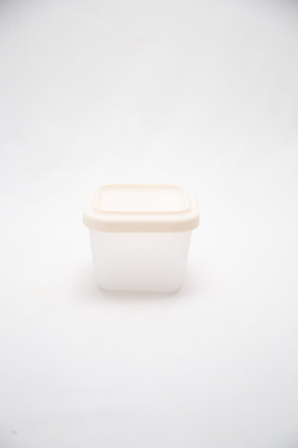 Tupper Alimentación Bebes Silicona Contenedor Beige - Imagen 3