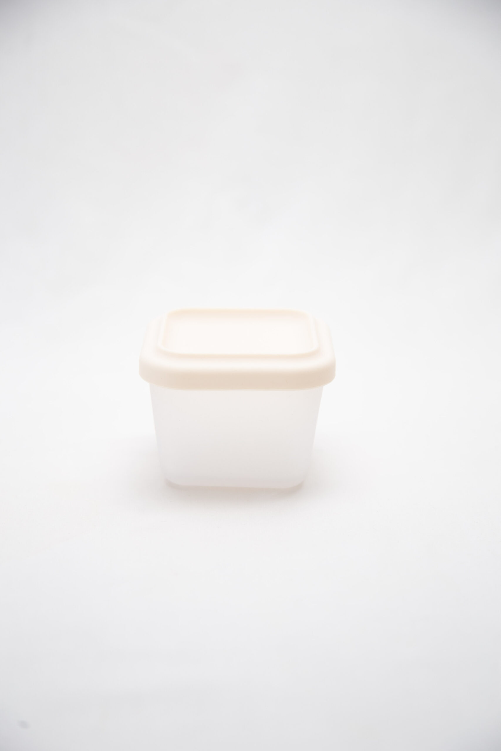 Tupper Alimentación Bebes Silicona Contenedor Beige - Imagen 3