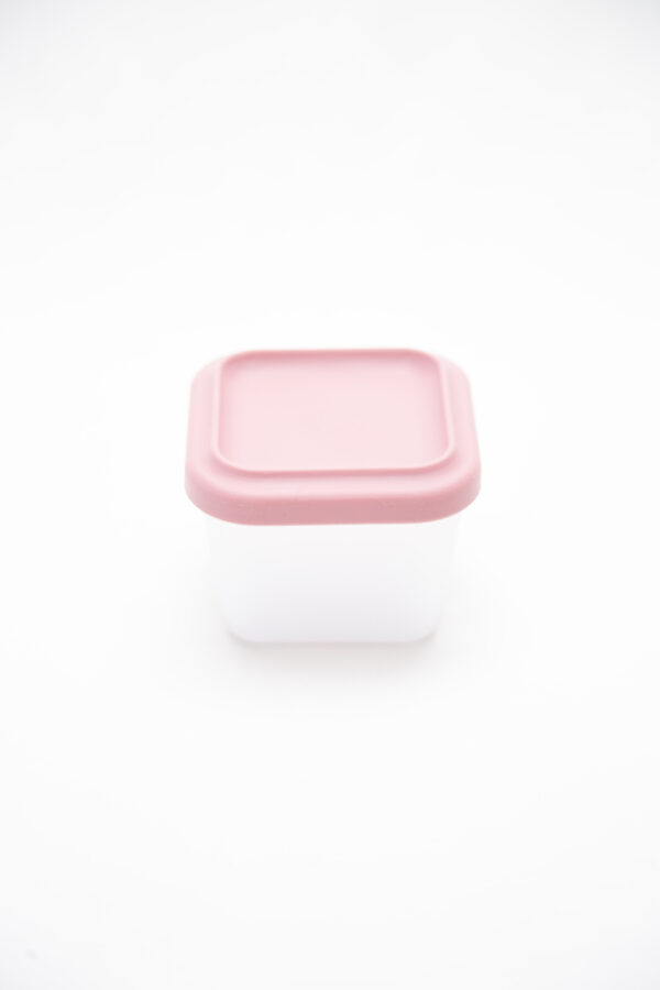 Tupper Alimentación Bebes Silicona Contenedor Dark Pink - Imagen 2