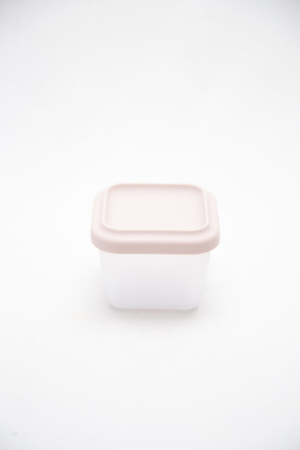 Tupper Alimentación Bebes Silicona Contenedor Pink