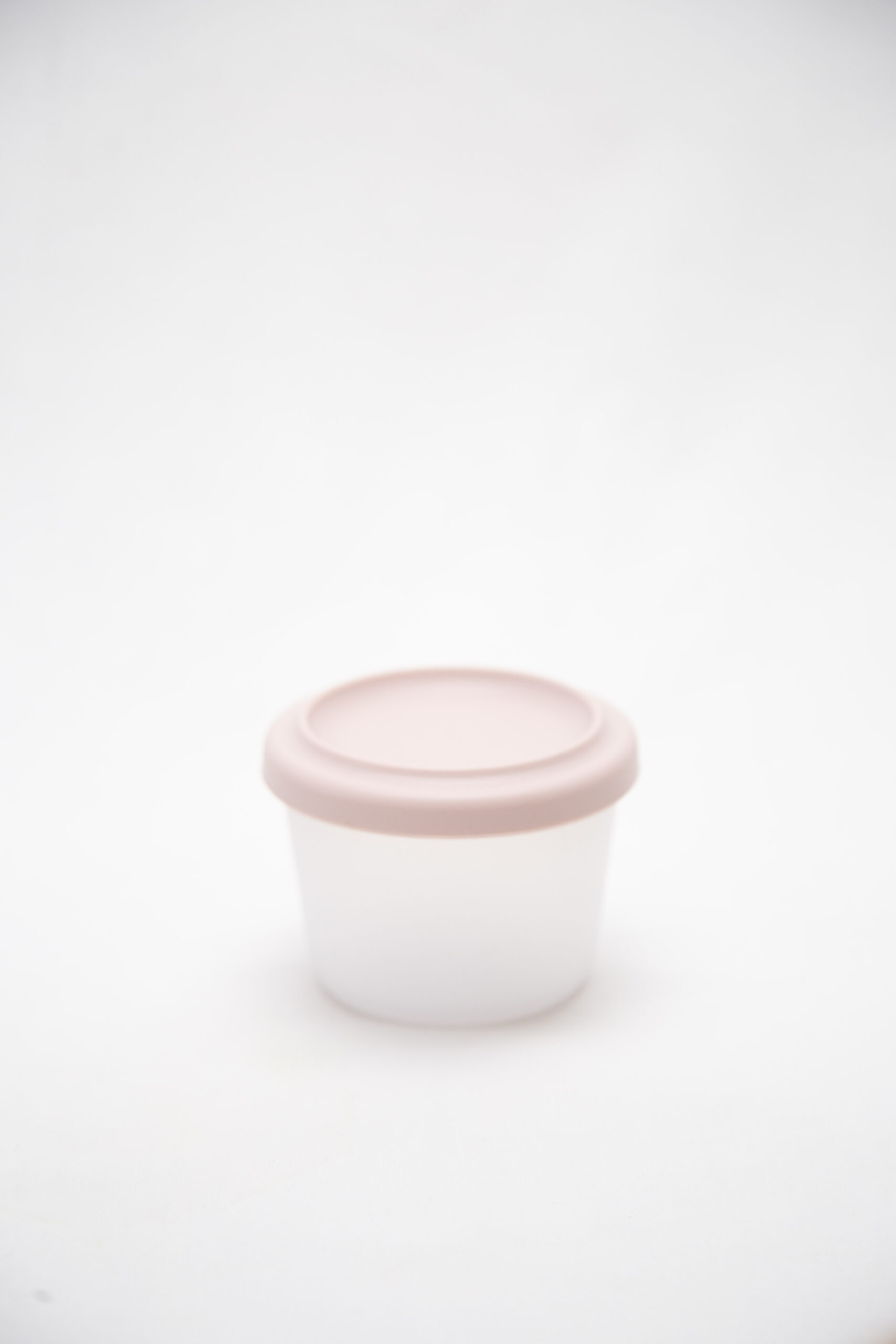 Tupper Redondo Alimentación Bebes Silicona Pink - Imagen 2