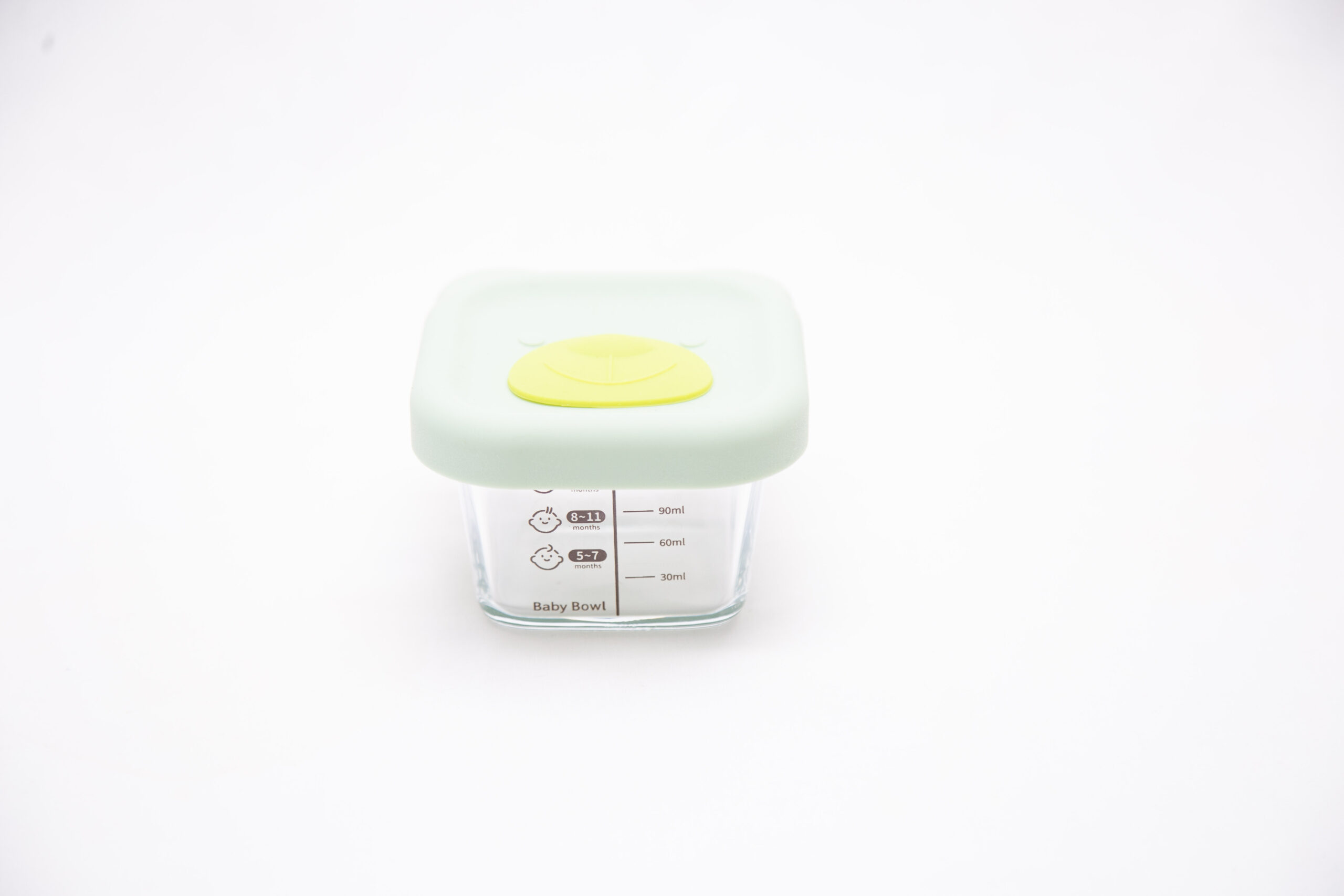 Contenedor Bebés Alimentación Vidrio Con Tapa Silicona - Imagen 3