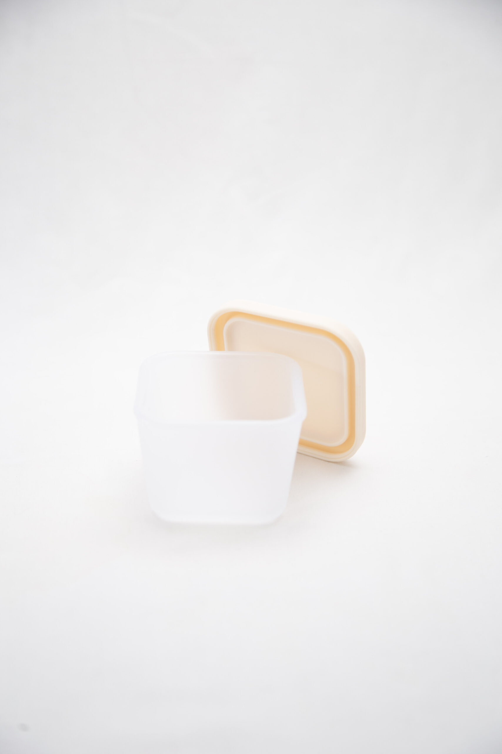 Tupper Alimentación Bebes Silicona Contenedor Crema