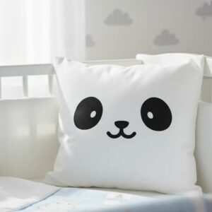 Almohadon Infantil Cara De Animal 40x40cm PANDA