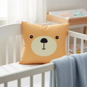 Almohadon Infantil Cara De Animal 40x40cm OSO